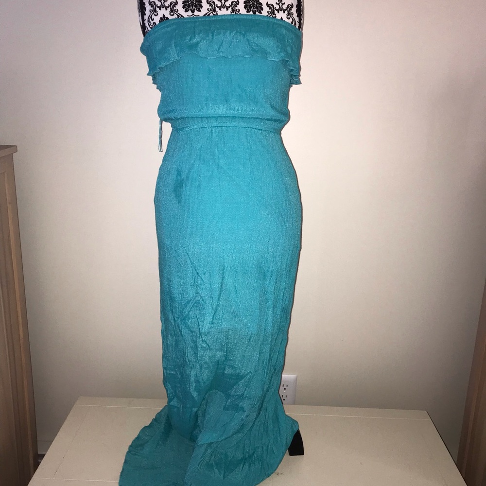 Strapless summer dress